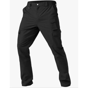 Men's Cargo Work Pants Water Resistant Tactical Pants 33.1" Lightweight Hiking R